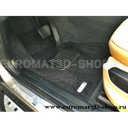 Текстильные 3D коврики Euromat3D Lux в салон для Bmw X3 (E83) (2006-2010) № EM3D-001209