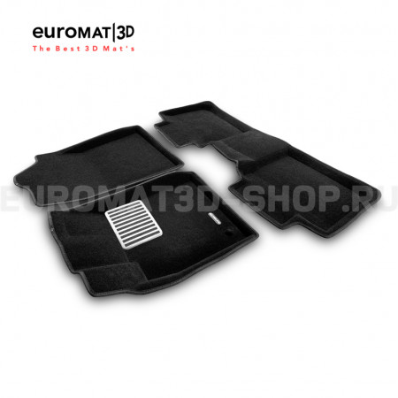 Текстильные 3D коврики Euromat3D Lux в салон для Lexus ES (2015-) № EM3D-003214