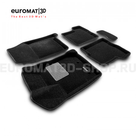 Текстильные 3D коврики Euromat3D Business в салон для Lada XRay (2016-) № EMC3D-005309