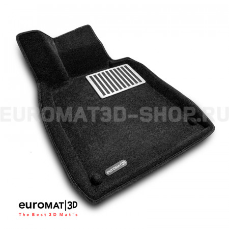Текстильные 3D коврики Euromat3D Lux в салон для Mercedes Maybach (W222) (2014-2020) № EM3D-003521