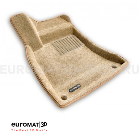 Текстильные 3D коврики Euromat3D Business в салон для Mercedes CLA-Class (C118) (2019-) № EMC3D-003510T Бежевые Текстильные 3D коврики Euromat3D Business в салон для Mercedes CLA-Class (C118) (2019-) № EMC3D-003510T Бежевые