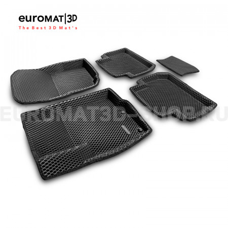 3D коврики Euromat3D EVA в салон для Mitsubishi Outlander XL (2006-2012) № EM3DEVA-003609