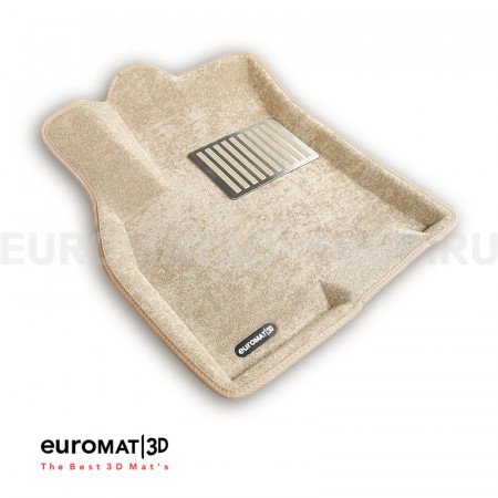 Текстильные 3D коврики Euromat3D Lux в салон для Chery Tiggo 8 PRO (2019-2023) № EM3D-001422T Бежевые Текстильные 3D коврики Euromat3D Lux в салон для Chery Tiggo 8 PRO (2019-2023) № EM3D-001422T Бежевые
