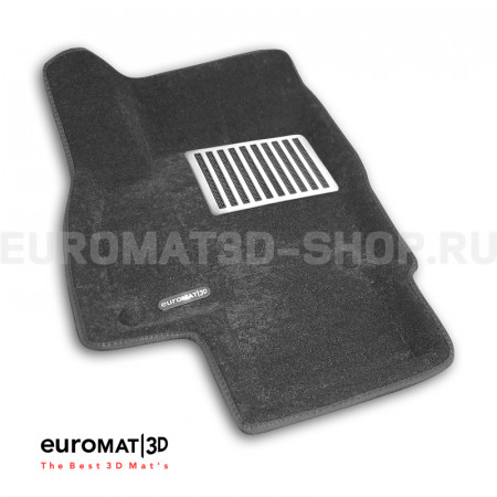 Текстильные 3D коврики Euromat3D Lux в салон для Jetta VS5 (2019-) № EM3D-005451